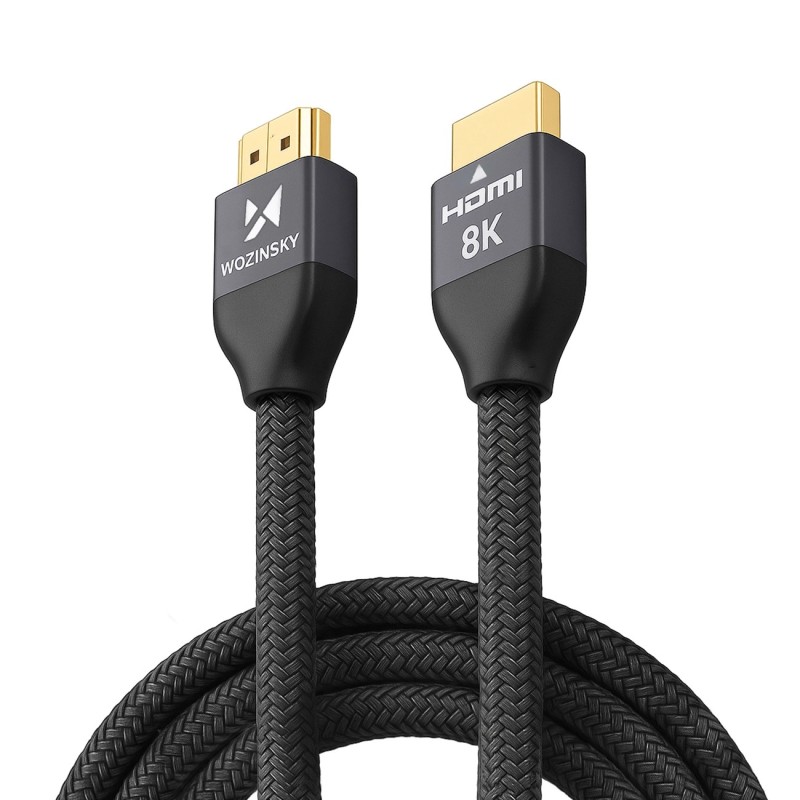 Wozinsky HDMI 2.1 Cable 8K 60 Hz 48 Gbps / 4K 120 Hz / 2K 144 Hz 3 m Silver (WHDMI-30)