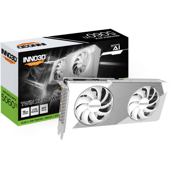 Inno3D RTX5060 TI 16GB TWIN X2 OC WHITE Inno3D RTX5060 TI 16GB TWIN X2 OC WHITE