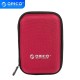 ORICO 2.5 inch Portable Hard Drive Protection Bag (PHD-25) RED