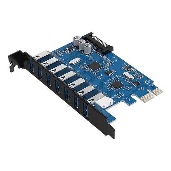 Orico 7 Port USB 3.0 PCI Express Card (5Gbps)