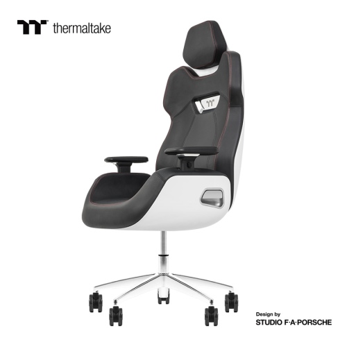 GGC/Argent E700 Gaming Chair/Glacier White/Comfort size/4D/75 mm