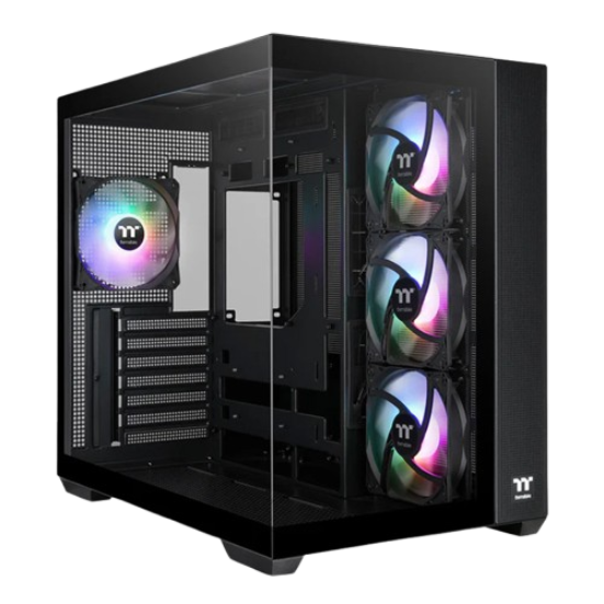Thermaltake View 380 TG ARGB/Black/Win/SPCC/Tempered Glass* 2/120mm ARGB Lite Reverse Fan*3+120mm ARGB Lite Fan*1/Brown Box Thermaltake View 380 TG ARGB/Black/Win/SPCC/Tempered Glass* 2/120mm ARGB Lite Reverse Fan*3+120mm ARGB Lite Fan*1/Brown Box