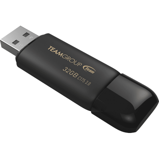 TEAM GROUP C175 3.2(3.1/3.0) USB FLASH DRIVE 32GB BLACK