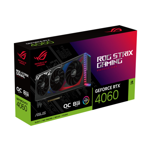 ASUS ROG -STRIX-RTX4060-O8G-GAMING NVIDIA GeForce RTX­ 4060 8 GB GDDR6