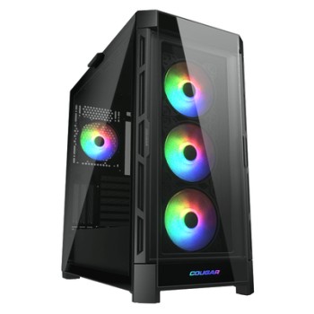 COUGAR Midi Tower Case Duoface Pro ARGB, Black